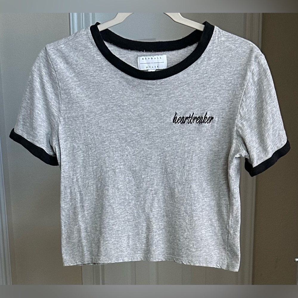 Kendall & Kylie Heartbreaker Crop Tee